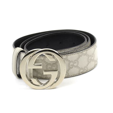 men wearing white gucci belt|authentic Gucci men.